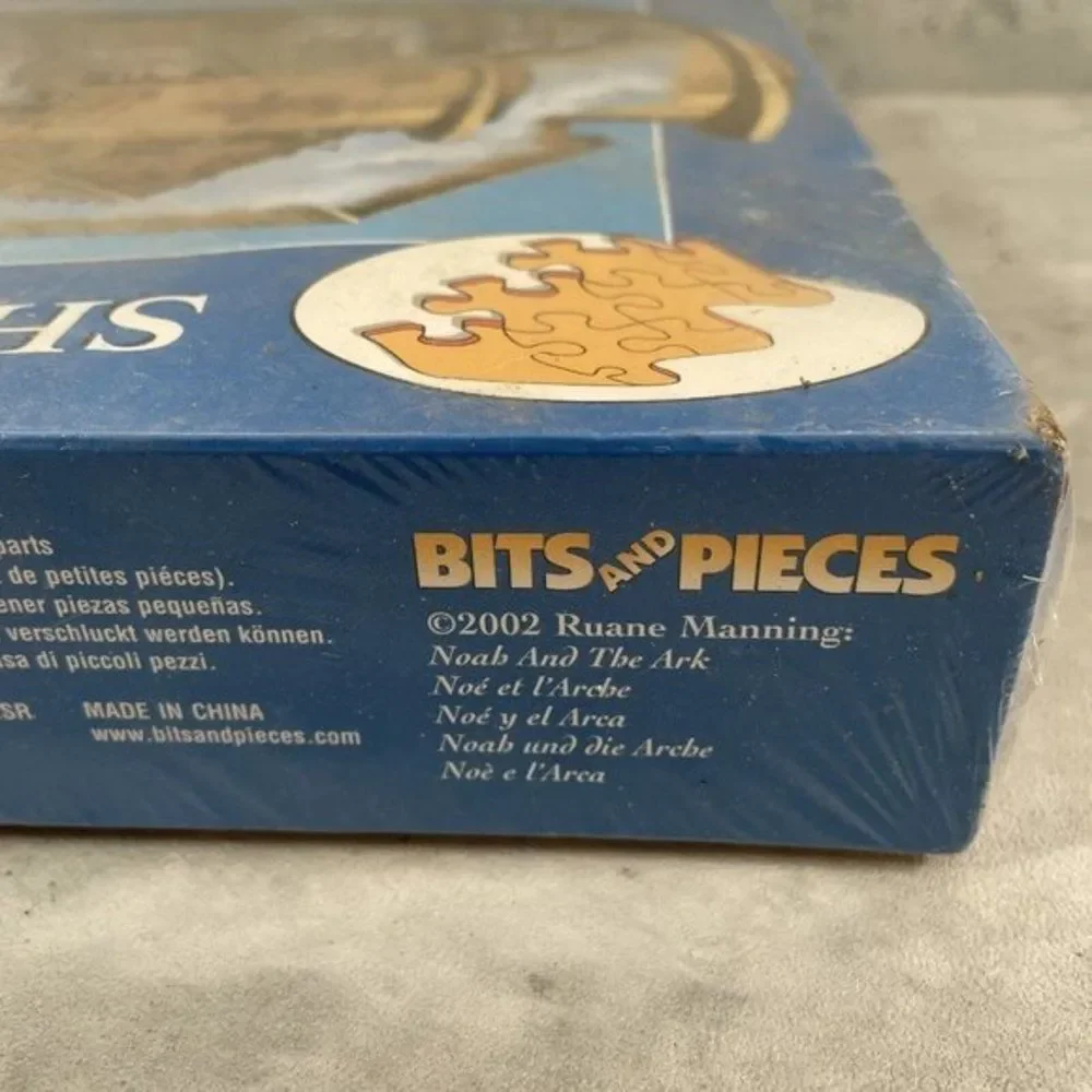 Vintage Noahs‎ Ark Bits And Pieces Puzzle 750 Shaped Pieces 18” x 27” UNOPENED